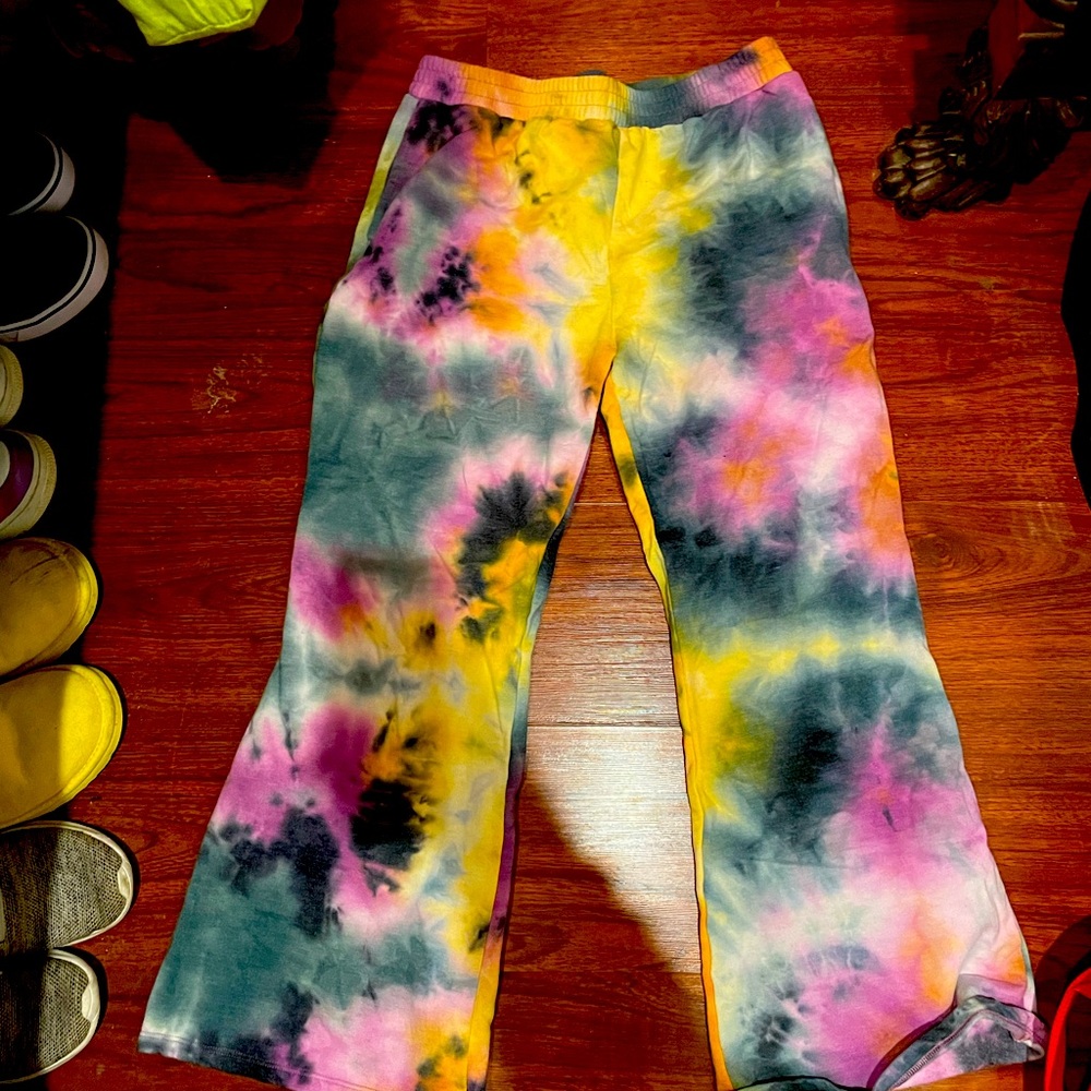 Vintage tie dye sweatpants